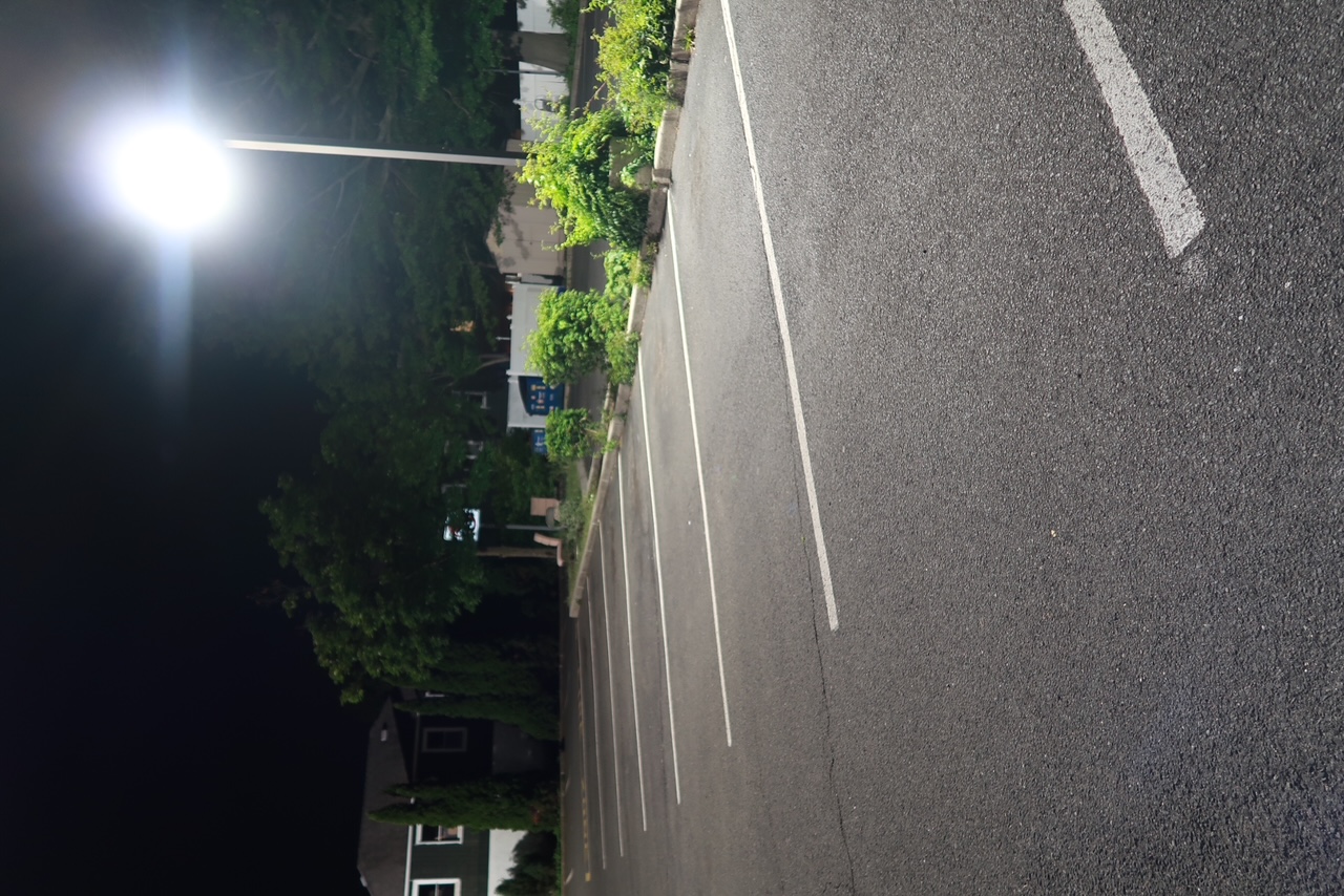 Commercial parking lot before striping by MC Striping in New Jersey